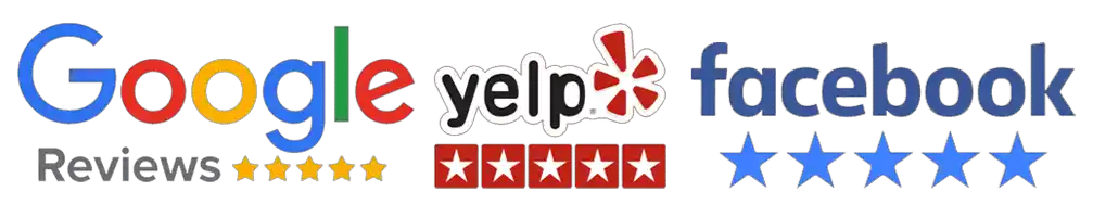 Google, Yelp, and Facebook 5-star reviews for Mako Pool Solutions